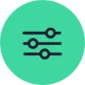 Filters icon for searches